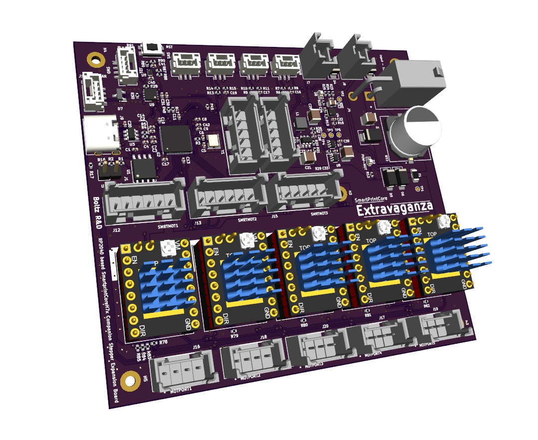 SmartPrintCore Extravaganza: Stepper Motor Expansion Board